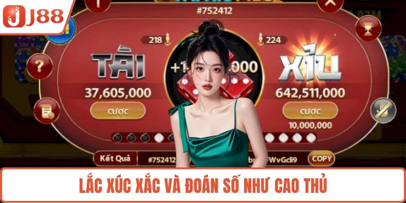 Lắc xúc xắc và đoán số như cao thủ